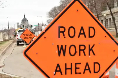 Portions of Jackson Street bridge in St. Paul closed for repairs
