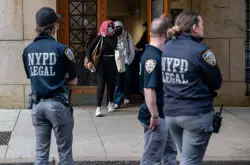 Columbia protesters storm library as campus officers are injured during 'crowd surge,' school says